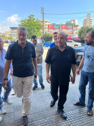 المهندس دنش يزور مركز إيواء 