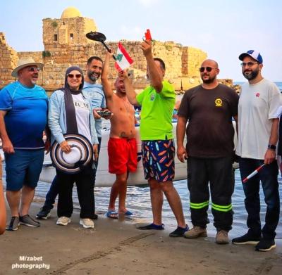 انطلاق أكبر تجمّع 'كياك بحري' في لبنان من القلعة البحرية في صيدا إلى 'الزيرة'
